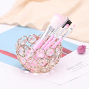 European Candlestick Wrought Iron Candle Holder  Hollow Crystal Crafts (A)