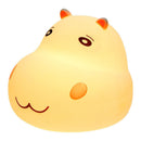 Rechargeable Indoor Lighting Healing Little Hippo LED Table Lamp Night Light