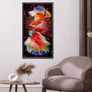 11CT Full Cross Stitch Pair of Koi Counted DIY Needlework Animal Wall Art Crafts