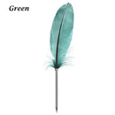 Stationery Smooth Colorful Feather Pen Signature Ballpoint Pens Writing Tool