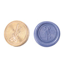 Alphabet Letters Wax Sealing Stamp Head Round Copper Stamps Craft Decor (I)