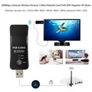 Mini USB TV WiFi Dongle Adapter 802.11b/g/n 300Mbps Universal Wireless Receiver