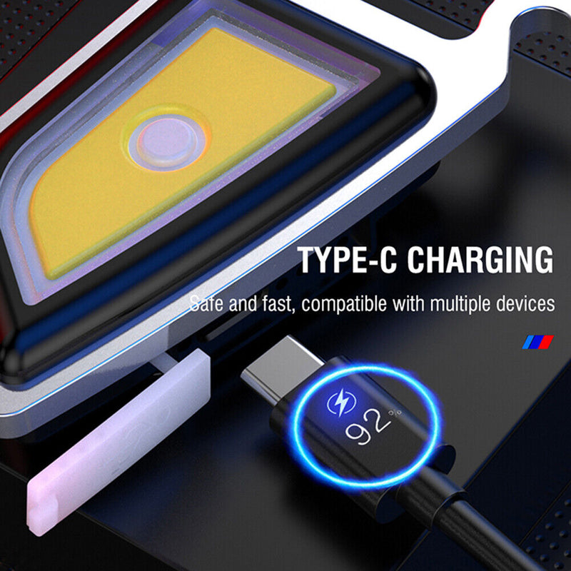 COB LED Emergency Work Lamp 300lm Waterproof Inspection Mini Flashlight Key