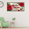 Christmas Flower Frameless Picture Oil Paint By Numbers Hand Painted Picture