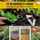 Hollow Hand Hoe - Sharp Gardening Gift for Backyard Weeding Loosing Planting