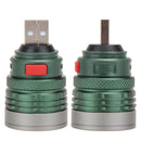 USB LED Power Bank Flashlight Head Lamp 3W Extension Light Torch Newly