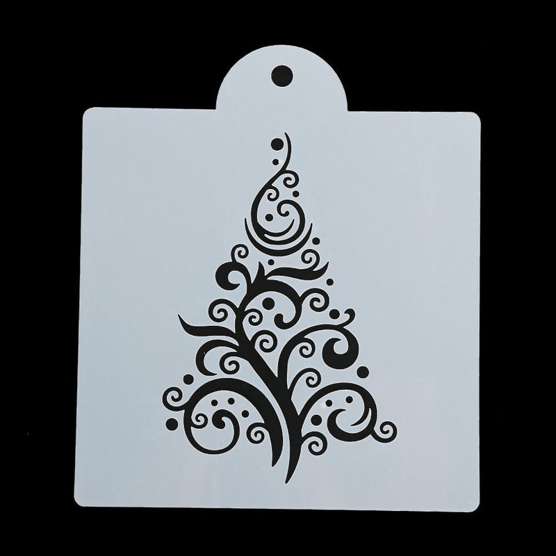 Decorative Embossing Template Layering Stencils Merry Christmas Scrapbooking