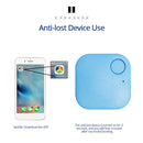 Universal Square Car Tracker Bluetooth-Compatible Anti-Lost Locator (Blue)