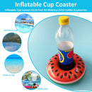6pcs Floating Inflatable Drinks Cup Holder Pool Party Floats Bar Coasters Toys