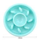 Dog Feeding Bowls Slow Eating Feeder Dish Plastic Pet Anti Choking Food Pla