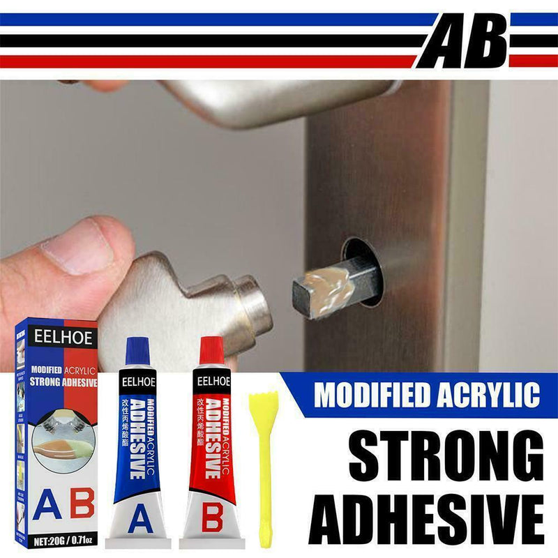 Metal Repairing Adhesive Super Glue Iron Steel Auto Radiator 2 Water Tool E6B4