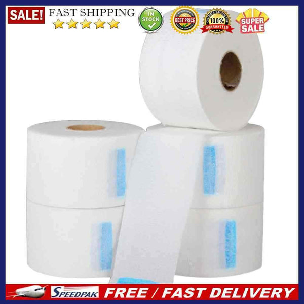 5 Rollers Ruffle Neck Covering Papers Salon Hairdressing Cutting Collar Wraps