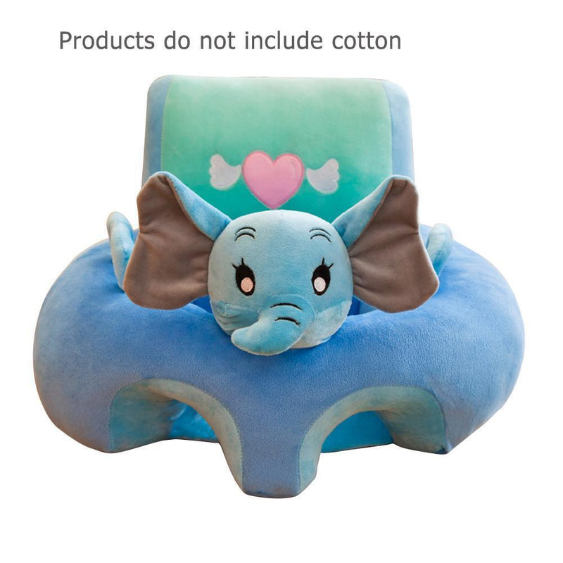 Creative Cartoon Baby Sofa Cover Learn to Sit Seat Feeding Chair Case (D) Newly
