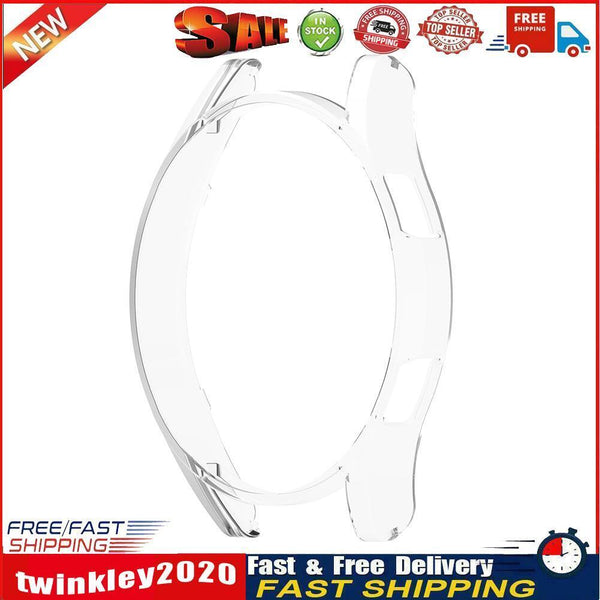 PC Half-Cover Watch Protector Case for Galaxy Watch 4 40mm (Transparent) Newly
