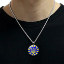Women Men I Stand with Ukraine Charm Pendant Ukrainian Flag Ukraine Necklace