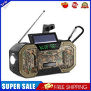 Multifunctional Portable Speaker Hand Crank Solar Radio AM/FM (Army Green)