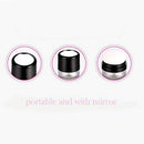 Foundation Powder Case Loose Powder Box Portable Travel Powder Case with Mirror