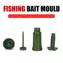 Plastic Carp Fishing Ground Bait Compressor Green Color Fishing Bait Making Tool