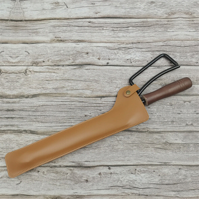 PU leather protective cover camping fire pliers protective cover storage bag