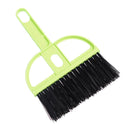 Mini Desktop Plastic Sweep Cleaning Brush Small Broom Dustpan Set (Green) Newly