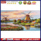 Windmill Oil Paint By Numbers Canvas Picture DIY Home Decoration Gift No Frame