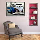 Retro Car Drawing Full Round Drill Diamond Painting Kit Art Crafts for Adults