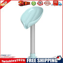 Leaf Shape Soap Box Drain Stand Suction Cup Punch-free Holder (Long Green)