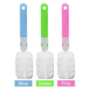 2000ML Large Capacity Water Bottle Straw Plastic Cup with Handle (Blue)