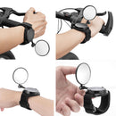 Bicycle Rear View Mirror with Wrist Strap Adjustable Arm Protection Wrist Newly