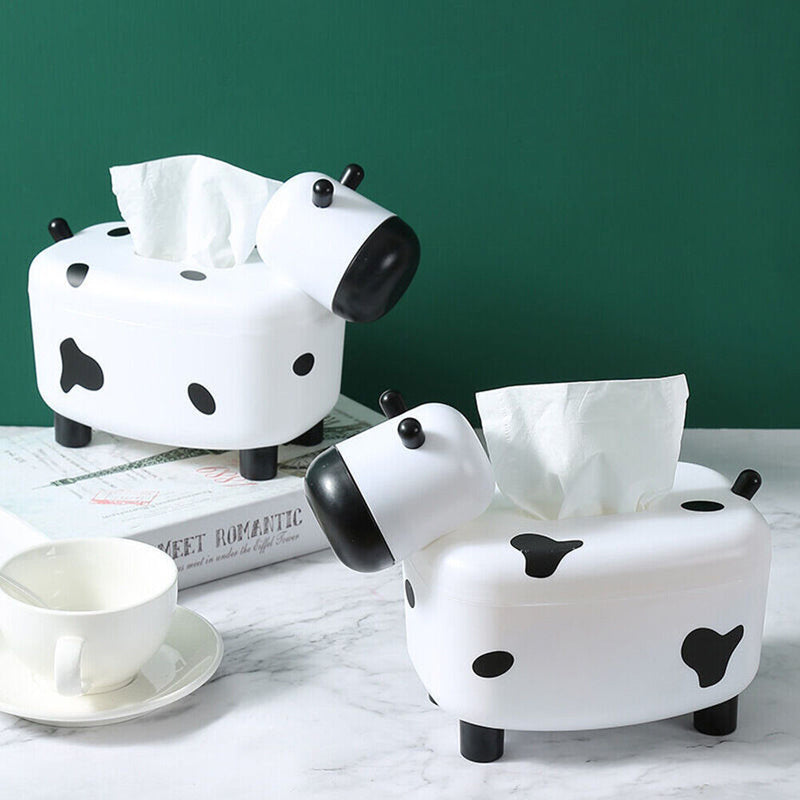 2 in 1 Cute Calf-Shaped Tissue Box Toothpick Box Home Creative Tissue Container