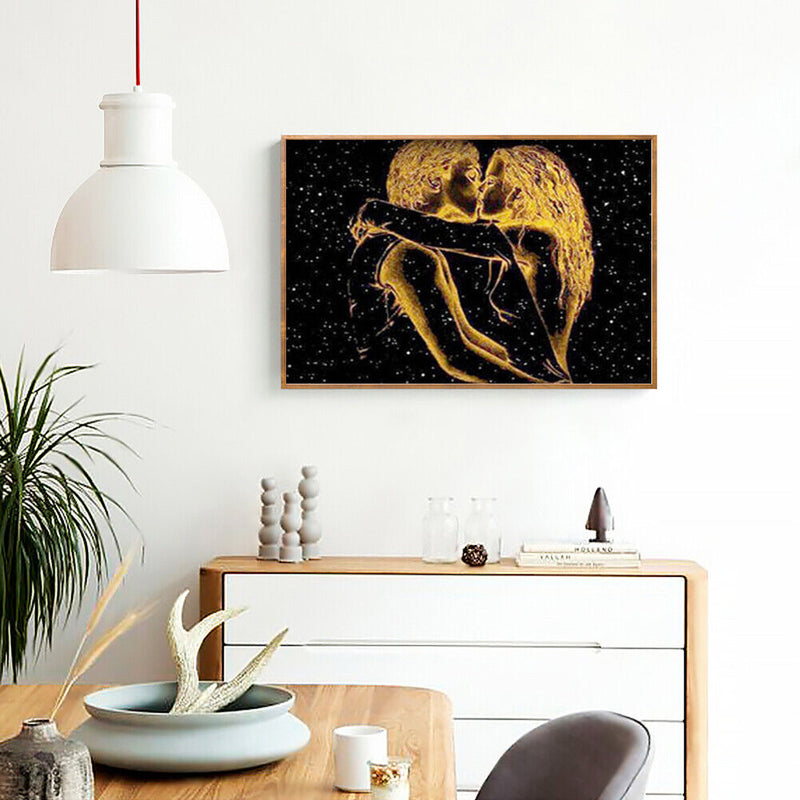 5D DIY Diamond Painting Full Round Drill Couples Picture of Rhinestone