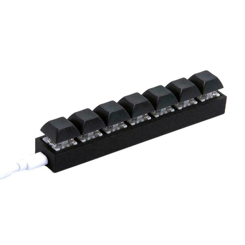 Mini 7-key Mechanical Keyboard Custom USB Programming Keys. M7F5