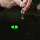 20x Luminous 3 Way Fishing Rolling Swivels Fishhook Lure Line Connector (2)