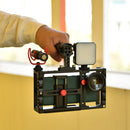 VD-F1 Video Camera Cage Stabilizer Film Making Rig Case Mobile Phone Grip Stand