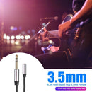 6.35mm 1/4"" Male to 3.5mm 1/8"" Female Audio Adapter Cable for Amplifier