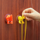 Animal Tail Strong Vacuum Waterproof Sucker Key Holder Hanger Hooks Wall Hook