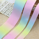 Gradient Colors  Hair Clip Accessories Grosgrain Rainbow Ribbon Handmade