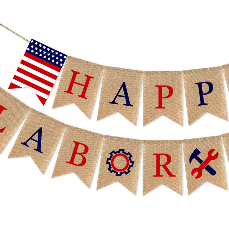 Creative Banners Happy Labor Day Background Labor Day Flag for Living Room