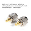 Asiproper PL259 UHF-J Male to SMA-K Female HF Coax Antenna Adapter