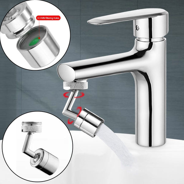 Extender Foam Nozzle Adapter 720° Rotatable Splash Filter Faucet Sprayer Head