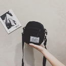 Fashion Canvas Patchwork Crossbody Shoulder Bag Women Mini Wallet Phone Bags