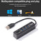 USB 2.0 HUB Adapter Multiple USB Splitter Power Hub Card Reader (5 Ports)