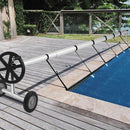 8pcs Universal Pool Solar Cover Reel Strap Swimming Solar Reel Tube Accesso
