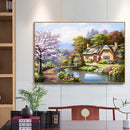 Village 5D Full Square Drill DIY Diamond Painting Scenery Rhinestone Picture Art