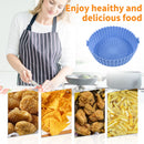Air Fryer Silicone Pot - Replacement of Parchment Liner Paper (Sky Blue) Newly