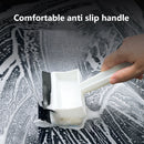 Double Sided Glass Wiper Scraper Window Cleaning Brush Bathroom Sponge Wipe