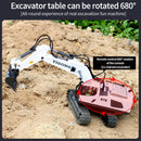 Remote Control Excavator Toys 1/20 11CH RC Digger Tractor with LED Sound
