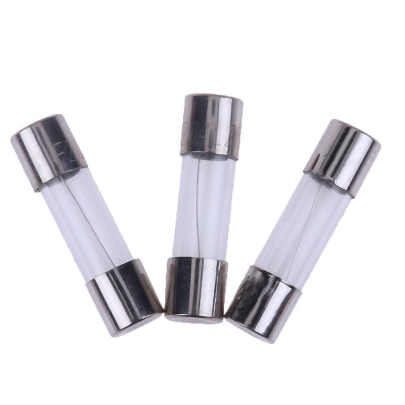 10pcsx10 Values 5x20mm 0.2A-20A 250V Quick Blow Glass Tube Fuse Kit Box