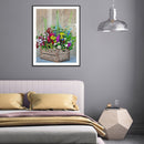 5D Diamond Painting Wood Flower Vase Full Round Drill DIY Home Decoration Gifts