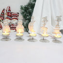 Decoration Christmas Candlestick Wrought Iron Noel Candle Holder Ornaments